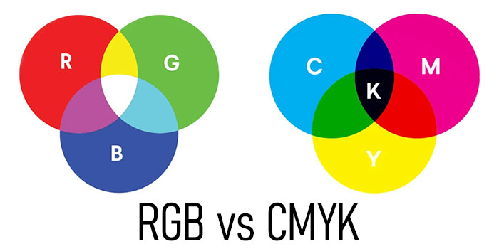 تفاوت بین مدل رنگی CMYK و RGB